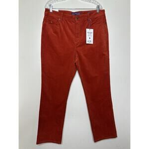 Gloria Vanderbilt Amanda Size 16 Short NEW Classic Rise Slim Rise Corduroy Pants